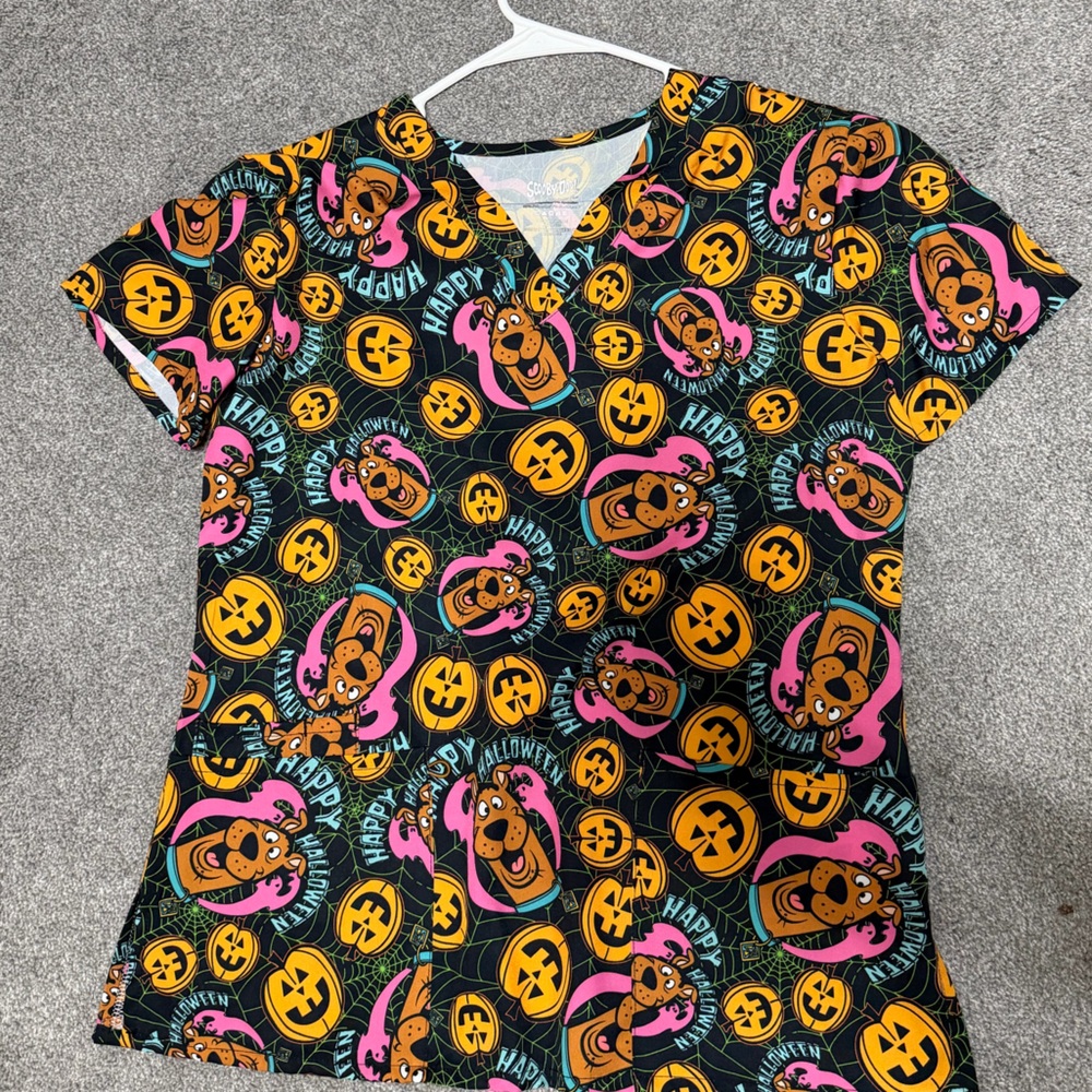 Scooby DOO Halloween Scrub Top